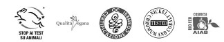 Certificazione AIAB, Qualità Vegana, Nichel Tested Alchemilla